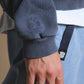 Maglione oversize super heavy con zip a quarto Total Eclipse