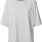 Maglia oversize Maya in cotone biologico GOTS grigio chiaro mélange
