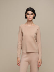 Maglione in maglia morbida in mix viscosa da donna