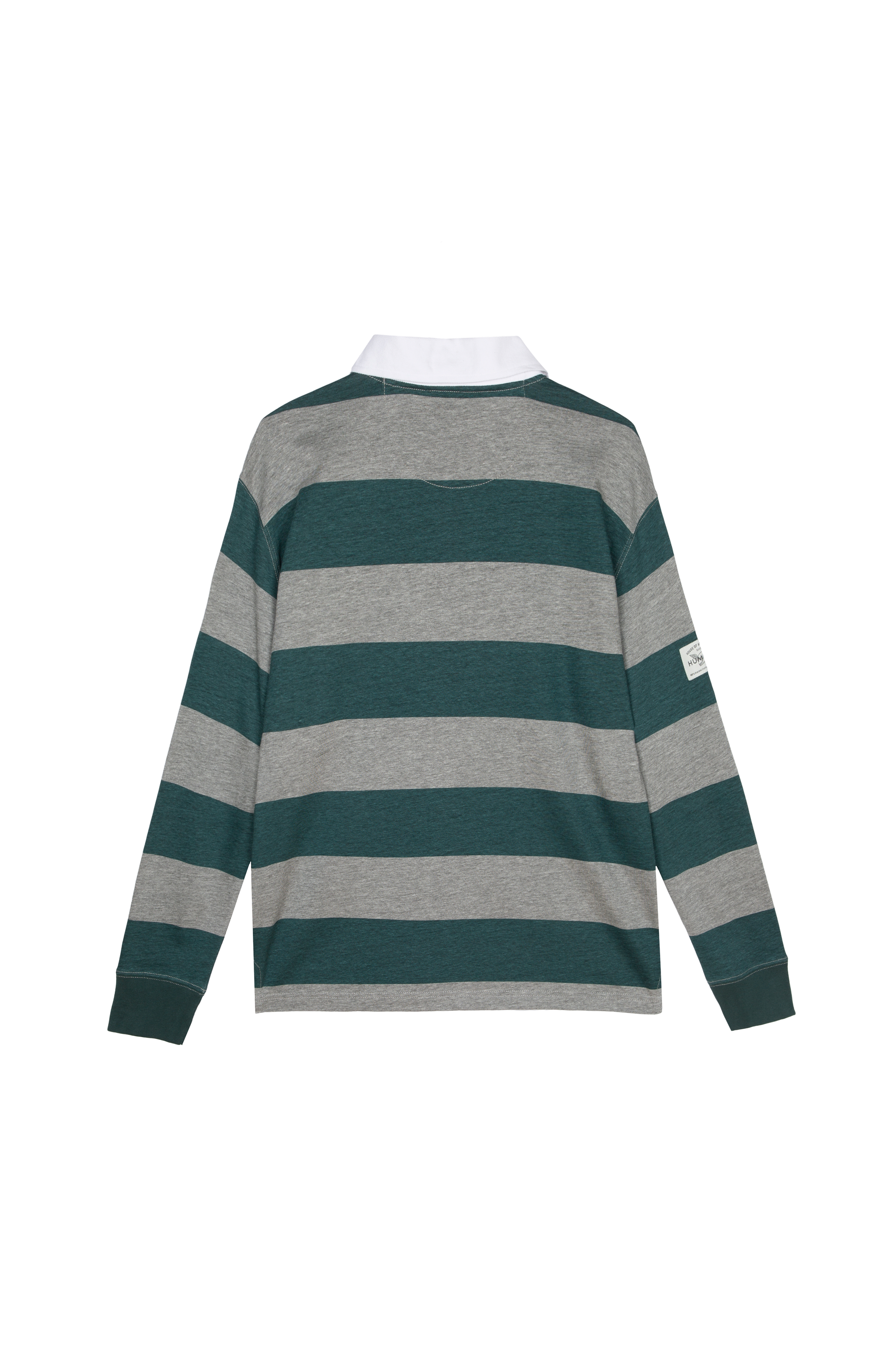 Polo rugby a maniche lunghe in cotone biologico