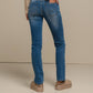 Jeans skinny da donna in denim elasticizzato