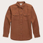 Camicia overshirt Lenon melange terracotta