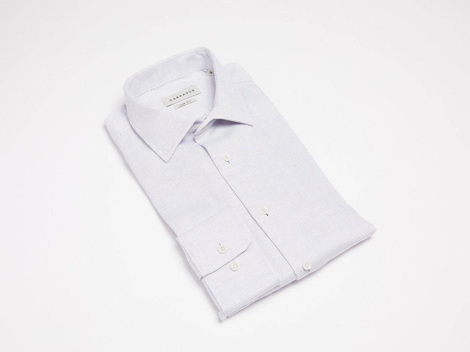 Camicia elegante slim fit blu Lagos