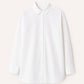 Camicia oversize classica in cotone bianco