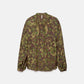 Blusa floreale con collo alla coreana