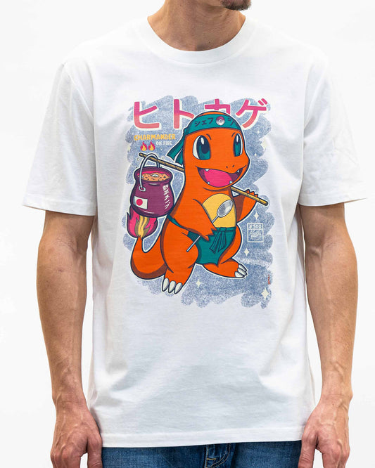 T-shirt Salamèche con grafica food Pokémon