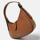 Borsa a spalla in ecopelle liscia con tracolla
