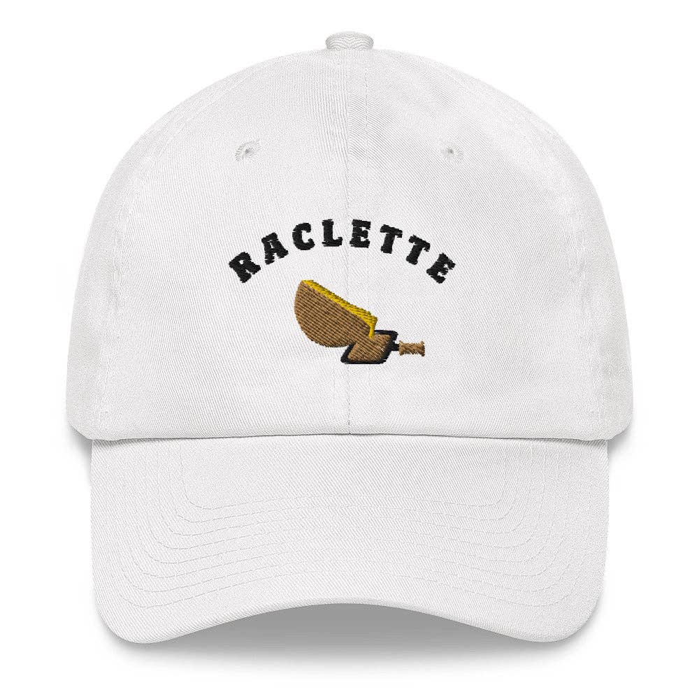 Cappellino Dad Hat Ricamato Raclette in Cotone