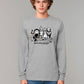 T-shirt unisex a maniche lunghe Make New Friends grigio melange
