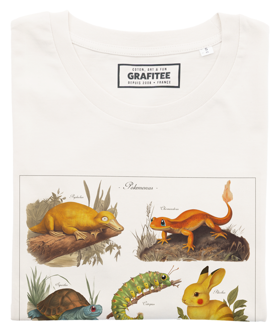 T-shirt unisex in cotone biologico con stampa Pokémon