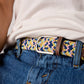Cintura intrecciata elastica multicolore Høfn