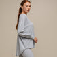 Maglia donna oversize in viscosa e maglia leggera