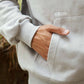 Felpa oversize con zip El Ojo in cotone biologico