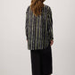 Camicia in raso a righe
