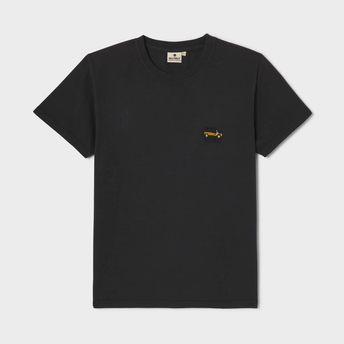 T-shirt Roadtrip in cotone biologico nera