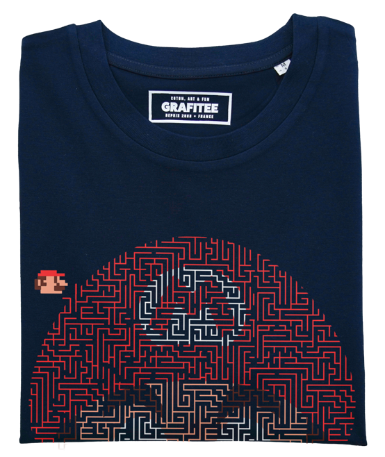 T-shirt Labirinto di Mario in Cotone Biologico