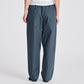 Pantaloni Jasmin in popeline di cotone biologico Blu Denim
