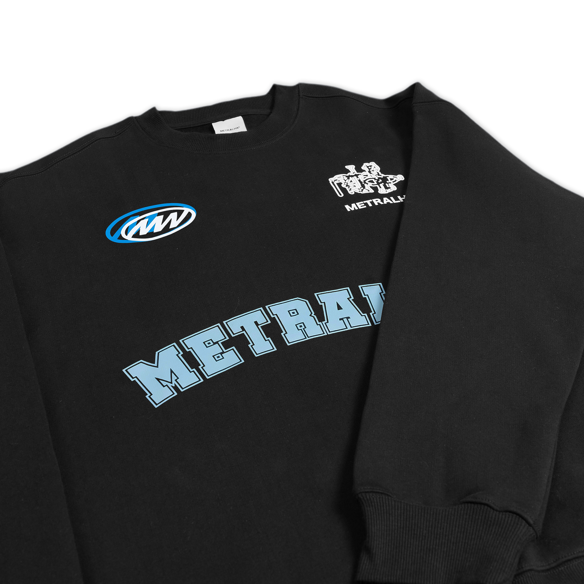 Felpa girocollo oversize Founder Metralha