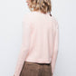 Giacca in maglia con pietre a contrasto