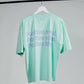 T-shirt oversize Positive Mind verde menta