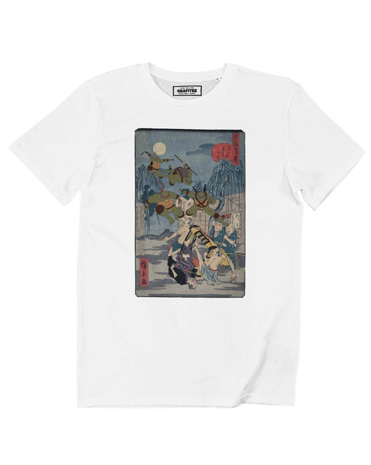 T-shirt unisex in cotone biologico con stampa tartarughe
