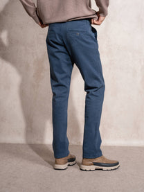 Pantaloni chino in cotone elasticizzato da uomo