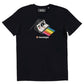 T-shirt unisex Nostalgia Polaroid in cotone biologico con grafica retrò