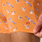 Boxer in cotone biologico con stampa gabbiani