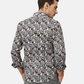Camicia slim fit elasticizzata con stampa geometrica Skyview