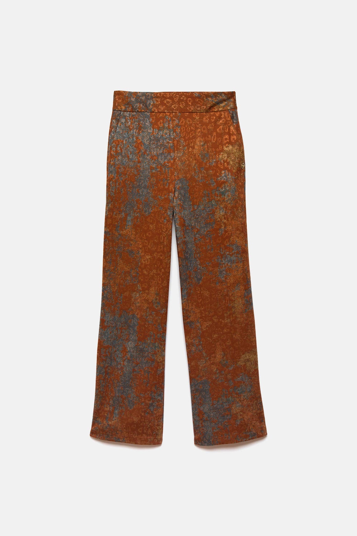 Pantaloni a sigaretta in tessuto strutturato