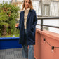 Cappotto lungo Vinnie con colletto rever e tasche frontali