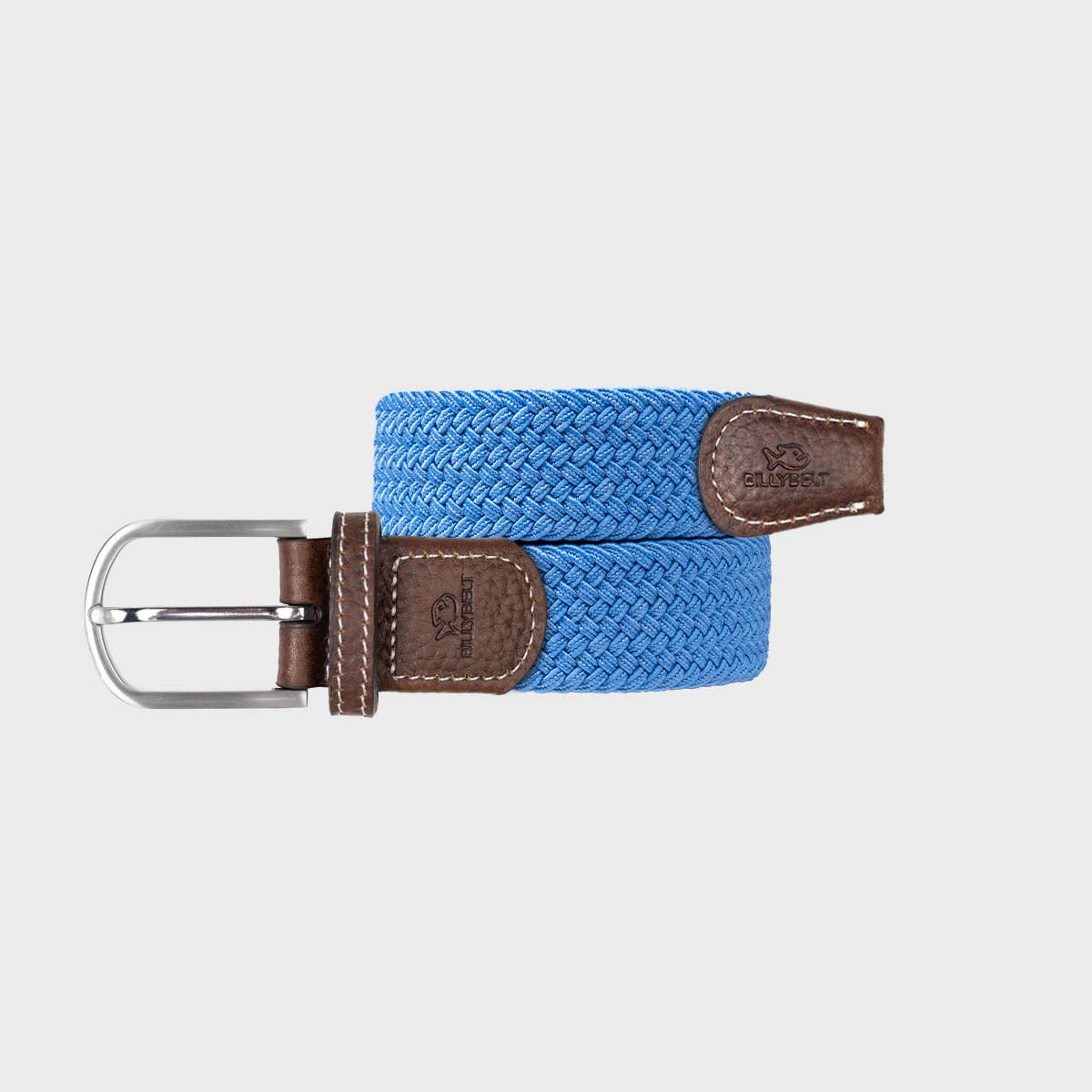 Cintura elastica intrecciata blu Bleuet