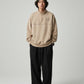 Felpa unisex oversize Love Me & Hate Me con zip e ricamo