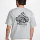T-shirt Indian in cotone biologico con stampa moto
