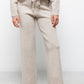 Pantaloni in maglia con coulisse e vita elastica