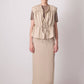 Gilet arricciato con coulisse
