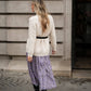 Cappotto cardigan in maglia strutturata con cintura