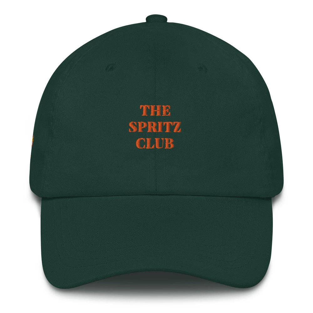 Cappellino dad hat The Spritz Club in cotone con ricamo