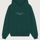 Felpa unisex con ricamo Loco Monky verde scuro