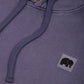 Felpa con cappuccio Poniente Heavy Pigment Blu Crepuscolo