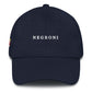 Cappellino Negroni ricamato stile dad hat