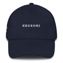 Cappellino Negroni ricamato stile dad hat
