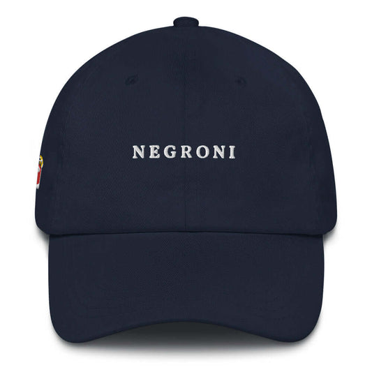 Cappellino Negroni ricamato stile dad hat