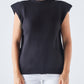 Canotta in maglia con spalle strutturate