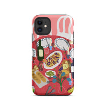 Cover iPhone resistente con stampa “Pasta Night Party”