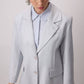 Blazer sartoriale grigio chiaro