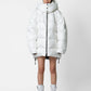 Parka oversize con logo