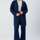 Giacca lunga con cappuccio e zip