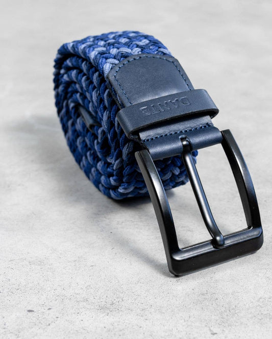 Cintura elastica intrecciata Blue Sky