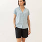 Camicia Innes a maniche corte azzurro cielo